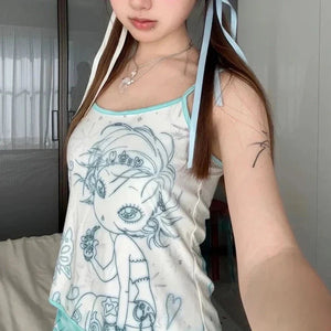 Twinkle Bell Tank Top Women-Kawaii Dream