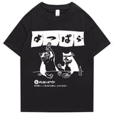 Two Cats Drinking at Japanese Bar Unisex Tee-Kawaii Dream