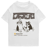 Two Cats Drinking at Japanese Bar Unisex Tee-Kawaii Dream