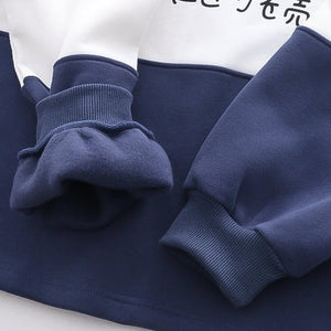 Two-Tone Blue Gray Trip Bears Unisex Sweatshirts-Kawaii Dream