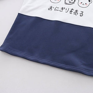 Two-Tone Blue Gray Trip Bears Unisex Sweatshirts-Kawaii Dream