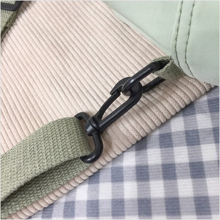 Two Tone Brown Bear Kawaii Side Bag-Kawaii Dream