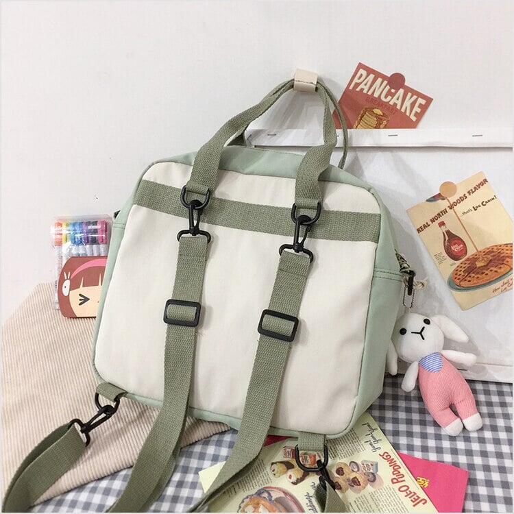 Two Tone Brown Bear Kawaii Side Bag-Kawaii Dream