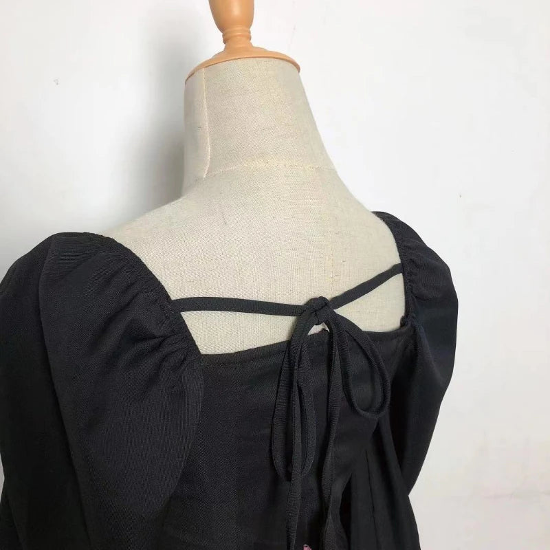 Vintage Bodice Mini Dress-Kawaii Dream