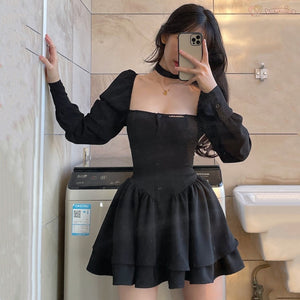 Vintage Bodice Mini Dress-Kawaii Dream