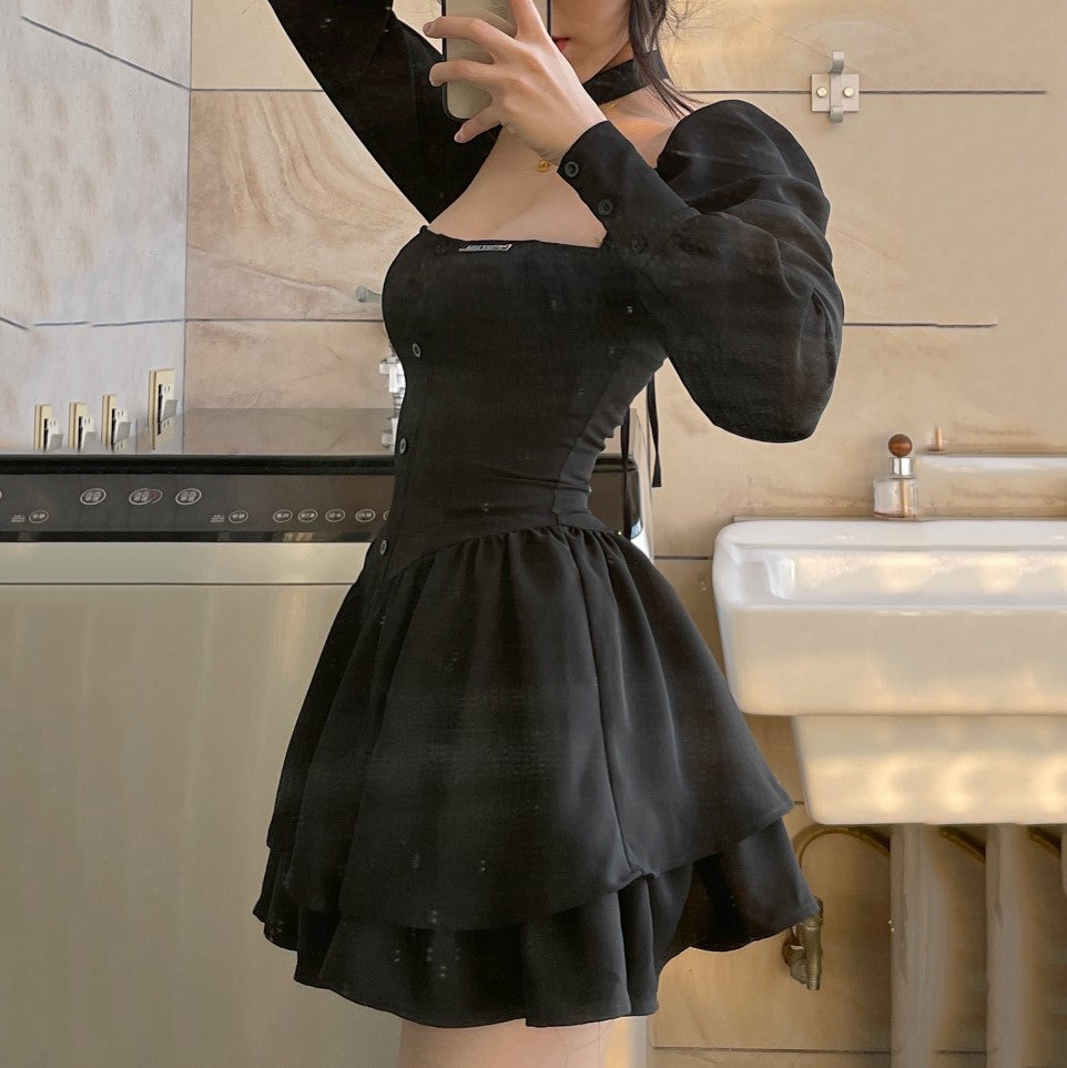 Vintage Bodice Mini Dress-Kawaii Dream