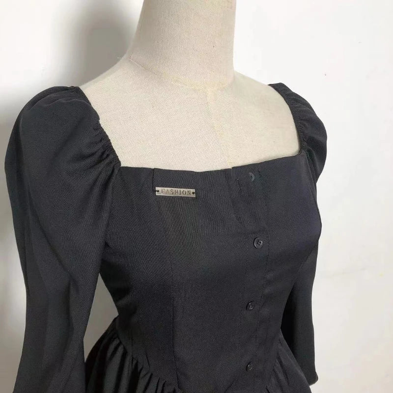 Vintage Bodice Mini Dress-Kawaii Dream