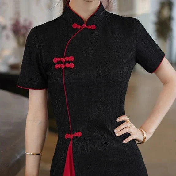 Vintage Chinese Traditional Qipao Cheongsam Dress-Kawaii Dream