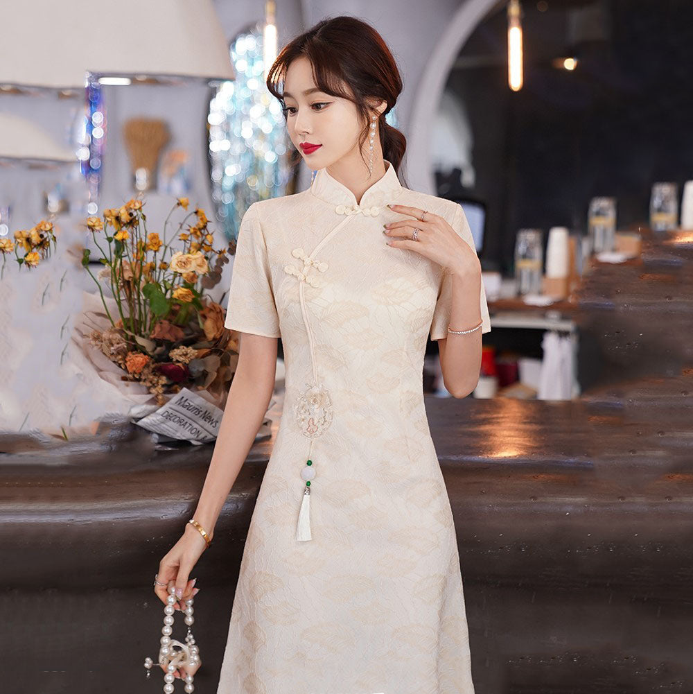 Vintage Chinese Traditional Qipao Cheongsam Dress-Kawaii Dream