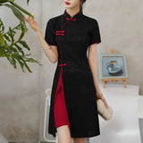 Vintage Chinese Traditional Qipao Cheongsam Dress-Kawaii Dream
