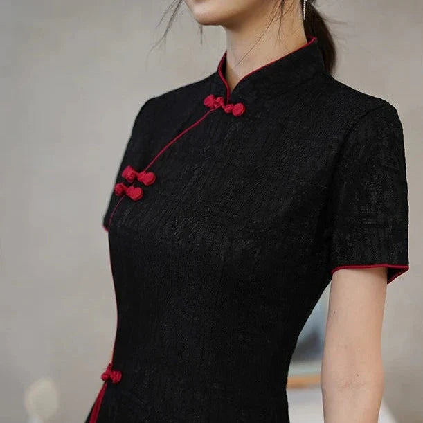 Vintage Chinese Traditional Qipao Cheongsam Dress-Kawaii Dream