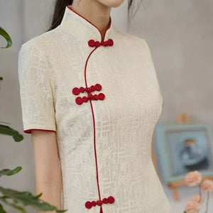 Vintage Chinese Traditional Qipao Cheongsam Dress-Kawaii Dream