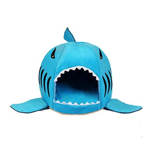 Warm Cosy Shark Pet Bed House-Kawaii Dream