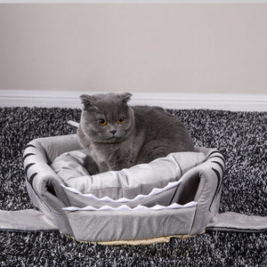 Warm Cosy Shark Pet Bed House-Kawaii Dream