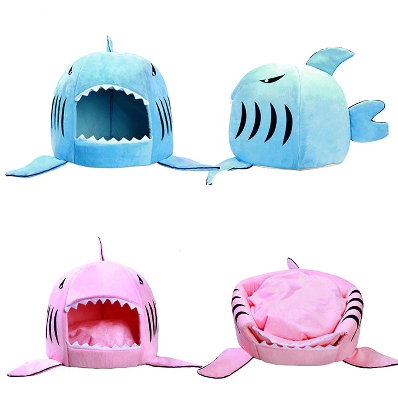 Warm Cosy Shark Pet Bed House-Kawaii Dream