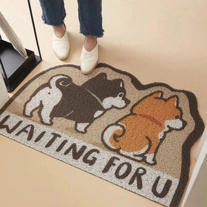 Welcome home Dog Mat-Kawaii Dream