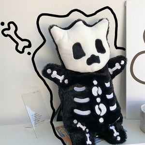 Whisper the Mini Skeleton Plush Backpack-Kawaii Dream