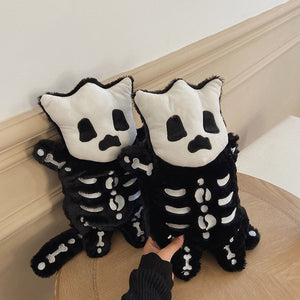 Whisper the Mini Skeleton Plush Backpack-Kawaii Dream