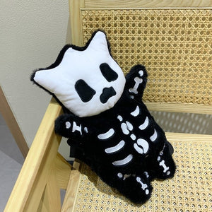Whisper the Mini Skeleton Plush Backpack-Kawaii Dream