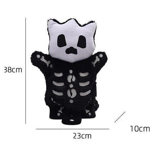 Whisper the Mini Skeleton Plush Backpack-Kawaii Dream