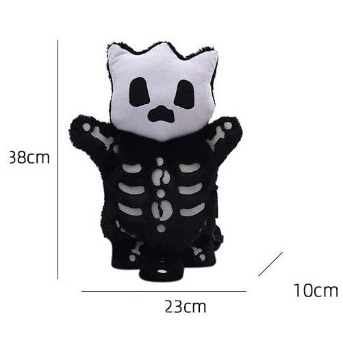 Whisper the Mini Skeleton Plush Backpack-Kawaii Dream