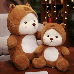 White Bear Capybara Costume Plushie-Kawaii Dream