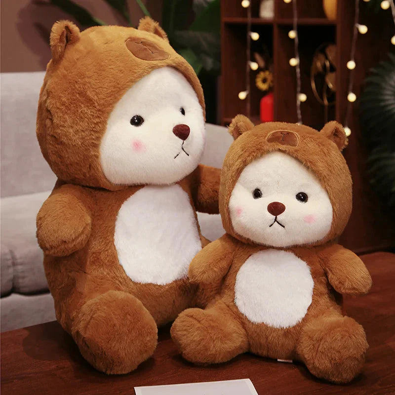 White Bear Capybara Costume Plushie-Kawaii Dream