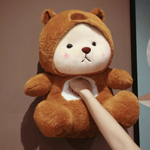 White Bear Capybara Costume Plushie-Kawaii Dream