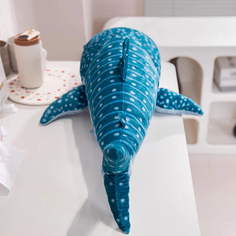 White Beluga Blue Whale Shark 75cm Plushies-Kawaii Dream