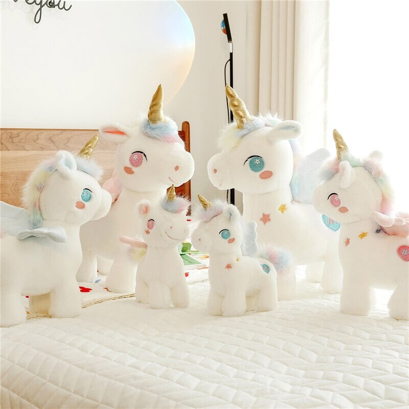 White Dreamy Unicorn Pony Plushie-Kawaii Dream