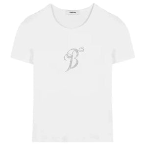 White Gray Winged Gem B Women's Tee-Kawaii Dream