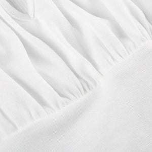 White Harajuku Laced Women's Long Sleeve Top-Kawaii Dream