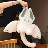 White Kawaii Fluffy Bat Plushie-Kawaii Dream