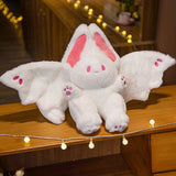 White Kawaii Fluffy Bat Plushie-Kawaii Dream