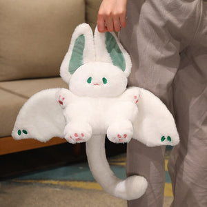 White Kawaii Fluffy Bat Plushie-Kawaii Dream