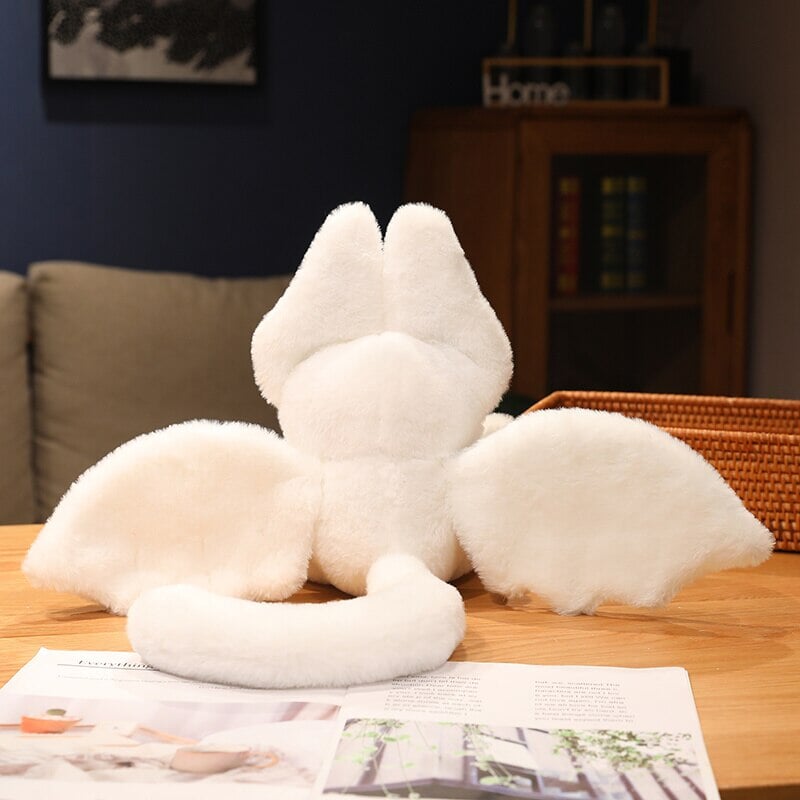 White Kawaii Fluffy Bat Plushie-Kawaii Dream