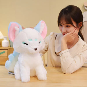 White Nine-Tailed Fox Plushies-Kawaii Dream