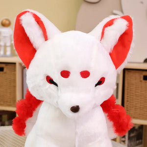 White Nine-Tailed Fox Plushies-Kawaii Dream