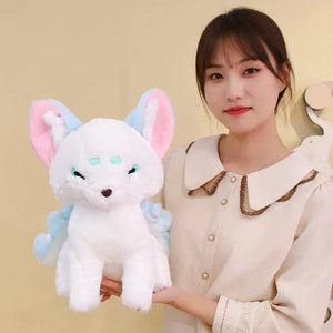 White Nine-Tailed Fox Plushies-Kawaii Dream