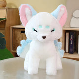 White Nine-Tailed Fox Plushies-Kawaii Dream