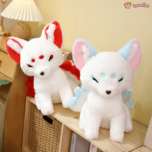 White Nine-Tailed Fox Plushies-Kawaii Dream