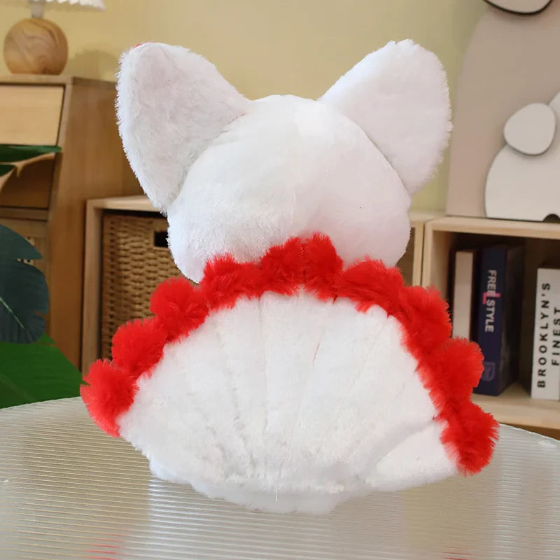 White Nine-Tailed Fox Plushies-Kawaii Dream