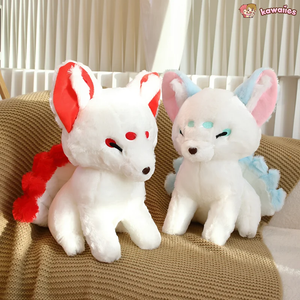 White Nine-Tailed Fox Plushies-Kawaii Dream