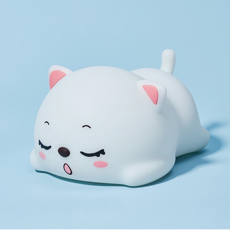 Yawning Cat LED Night Light-Kawaii Dream