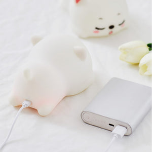 Yawning Cat LED Night Light-Kawaii Dream
