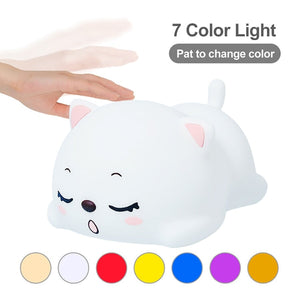 Yawning Cat LED Night Light-Kawaii Dream