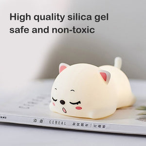 Yawning Cat LED Night Light-Kawaii Dream