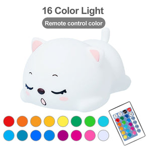 Yawning Cat LED Night Light-Kawaii Dream