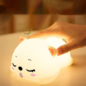 Yawning Cat LED Night Light-Kawaii Dream
