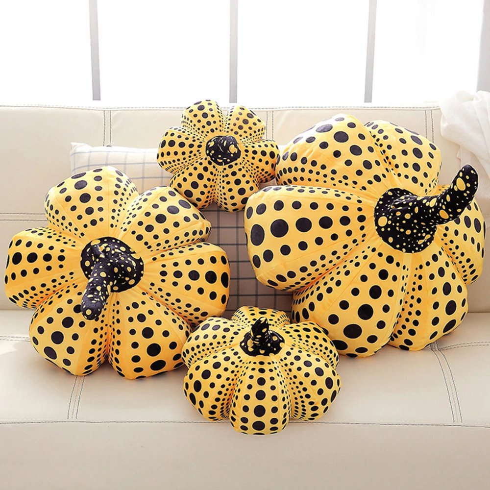 Yayoi Kusama Halloween Pumpkin Plushies-Kawaii Dream